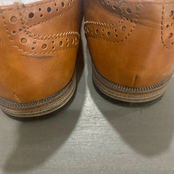 Primmark Brown Leather Oxfords - Picture 5 of 5